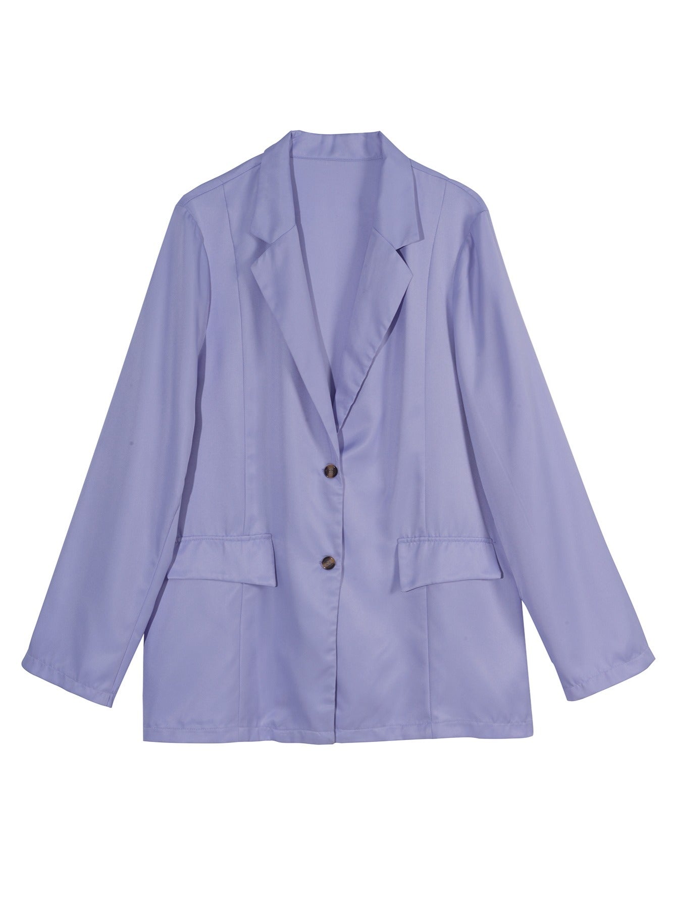 Women's Solid Lapel Neck Blazer