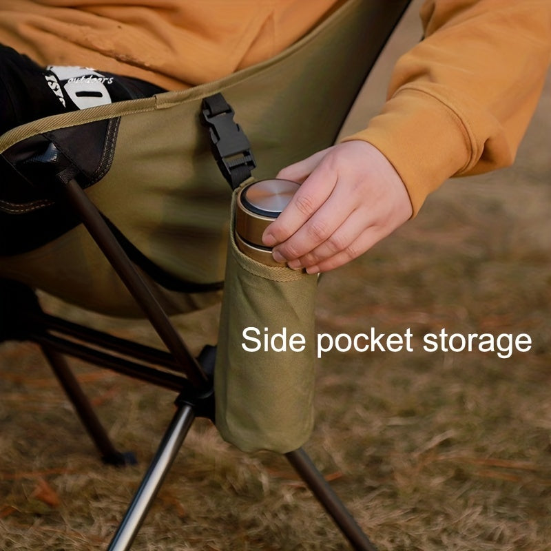 Outdoor Moon Chair High Back Camp Folding Chairs Aluminum Portable Camping Chair