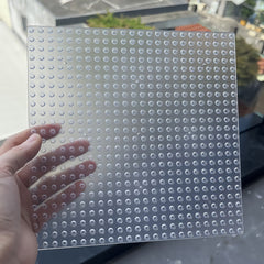 1pc Transparent 24x24 Building Block Base