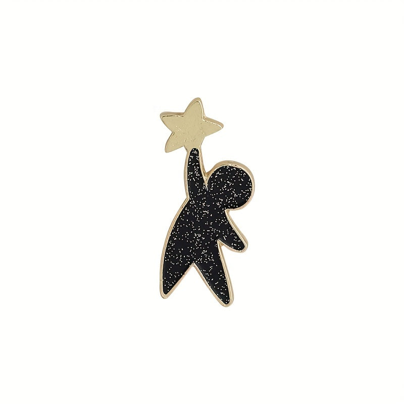 Villain Enamel Brooch Cartoon Boys & Men Accessory Gift Idea