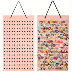 Shoe Charm Holder with 180 Holes Wall Mounted Display