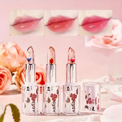 Crystal Changing Petal Lipstick Golden Foil Moisturizing Lip Balm