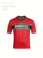 Morocco Soccer Fan Sports Jersey Women's Activewear