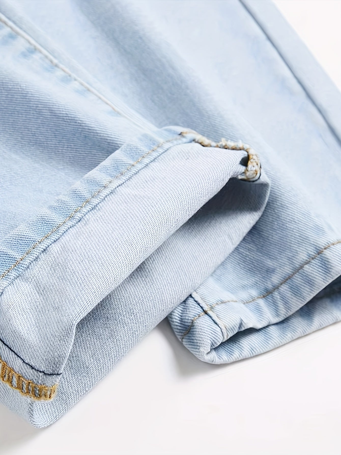 Men's Ripped Slim Skinny Fit Denim Jeans Pants