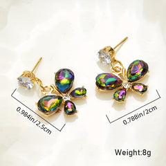 Butterfly Dangle Earrings, European American Style