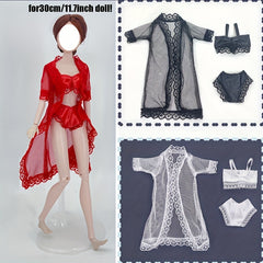 30cm Doll Accessories Skirt DIY Princess Dress Toys for Dolls