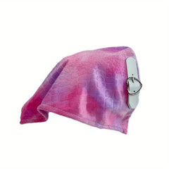 Y2K Embossed Triangle Scarf Gradient Headband Turban Bandana