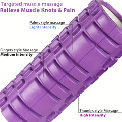 Yoga Foam Roller Deep Tissue Trigger Massage Roller 13.5inch