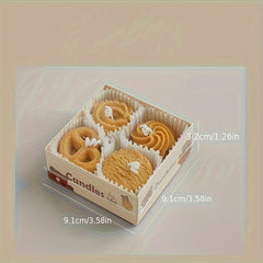 4 Pack Cookie Scented Candle Home Decor