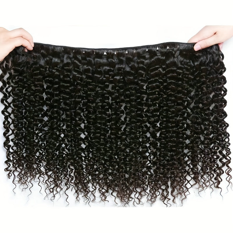 Brazilian 10A Small Spirals Curly Bundles Kinky Curly Human Hair