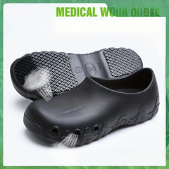 Men's Chef Shoes Oil Water Resistant Non Slip Safety Work Shoes