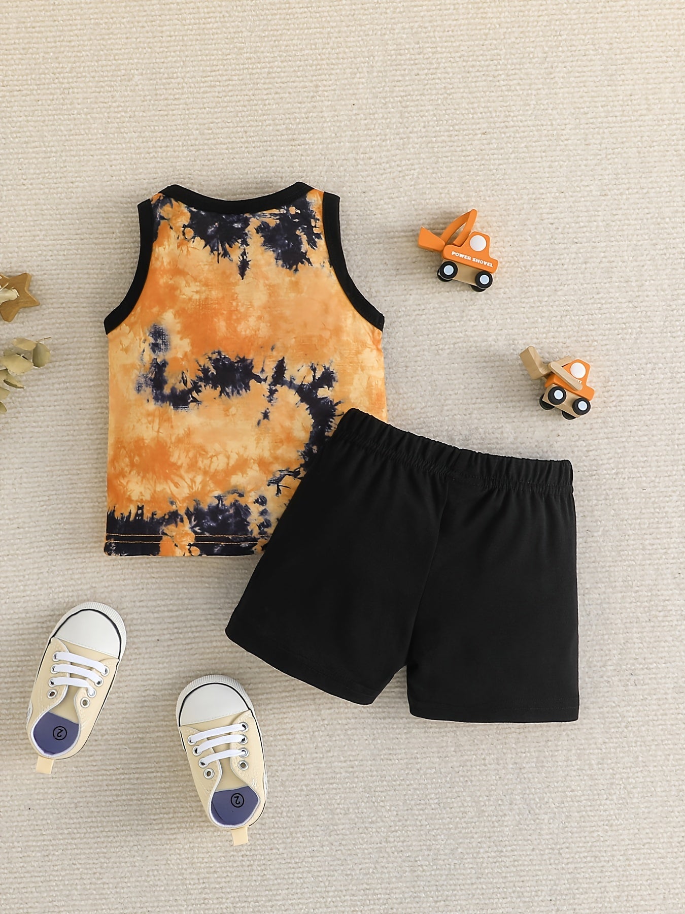 Baby Newborn Boys Wild Boy Vest & Shorts Set Clothes