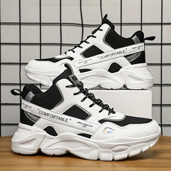 Men's Breathable Chunky Sneakers Elevator Shoes Footwear