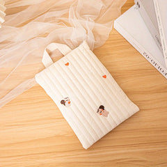 Quilted Cotton Mommy Diaper Tote Bag