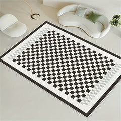 Nordic French Style Loop Velvet Carpet Printed Rug