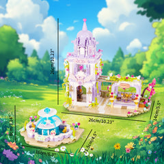Building Blocks Set Garden House Building Toys Villa Blocks Set