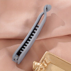 Women's Small Matte Hair Clip, Banana Shape Headdress, Hair Accessories
