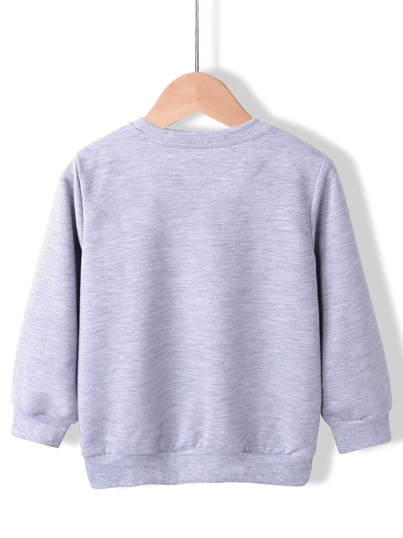 Girls' Floral Ghost Pattern Sweatshirt - Halloween Party Top