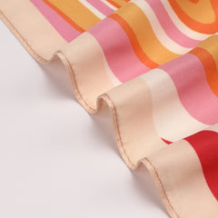Women's Satin Square Scarf Large Neckerchief Accessory