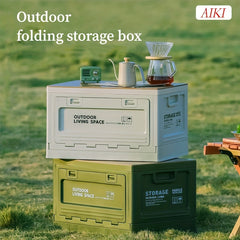 Portable Folding Box Moisture-proof Storage Box for Home, Camping, Car Fishing