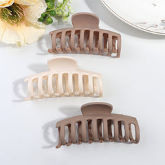 Matte Hair Claw Clips Grip Hair Barrettes Non Slip Tight Retro Vintage Hair