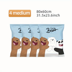 6pcs Vacuum Storage Bags Quilt Blanket Clothes Sealing Bag