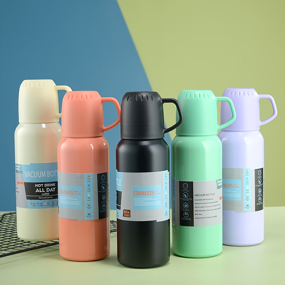Stainless Steel Vacuum Insulated Cup 3 in 1 w/ 2 Extra Lids