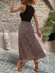 Floral Print Sleeveless Dress for Spring & Summer