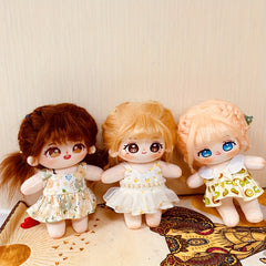 Multicolored Hair Plush Cartoon Doll - Birthday Gift