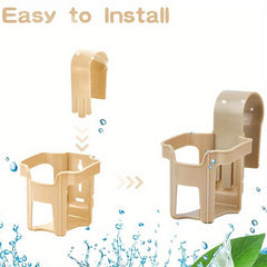 2pcs Swimming Pool Beverage Rack Pool Side Storage Rack Bathtub Accessories