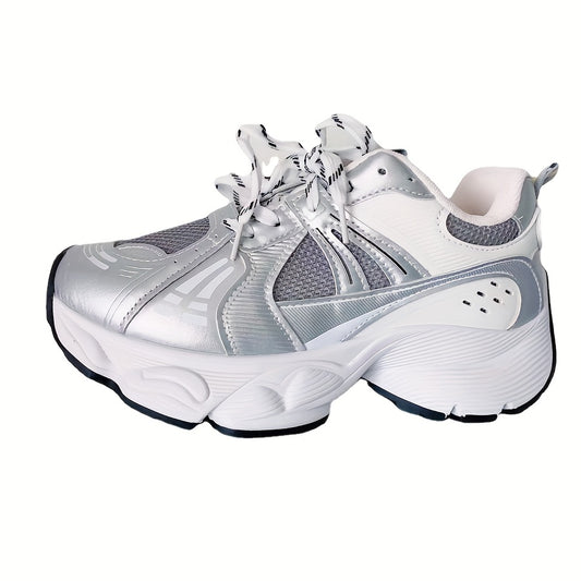 Thick Bottom Chunky Sneakers Breathable Sport Shoes