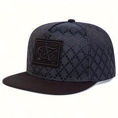 Men's CA Letter Hip Hop Hat Adjustable Sun Hat Baseball Cap