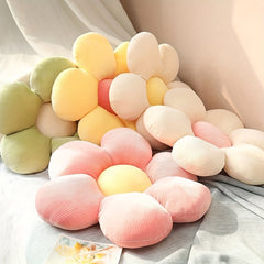 Sunflower Plush Pillow Soft & Comfortable Sunflower Cushion