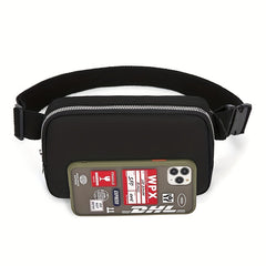 Double Layer Zipper Fanny Pack for Running Jogging