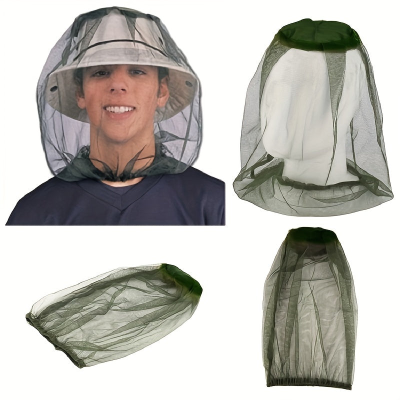 3-Pack Outdoor Insect-Proof Sun Hat w/ Net, Fishing & Bee Protection