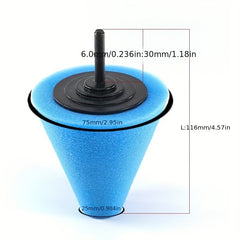 Car Wheel Hub Buffing Sponge Pads Automotive Care Tool