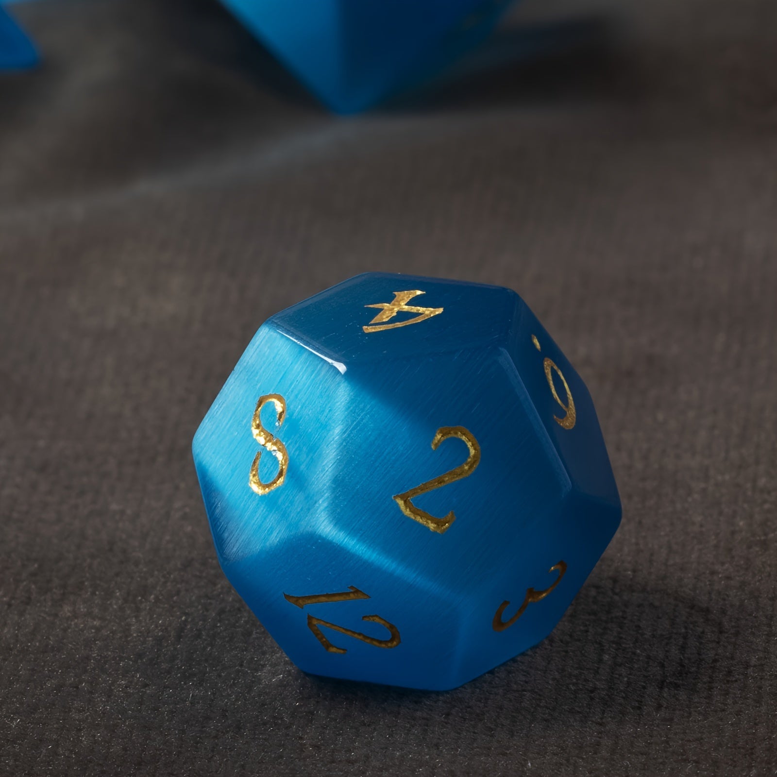 7pcs Cat's Eye Gem Dices For RPG Board Game Gift