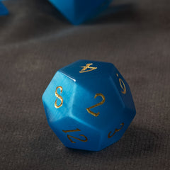 7pcs Cat's Eye Gem Dices For RPG Board Game Gift