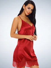 Sexy Lace Nightdress with Criss Cross Back Straps