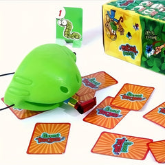 Frog Mouth Tongue Sticking Lizard Mask Board Game Toy