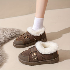 Women's Non Slip Snow Shoes Comfortable Warm Thick Bottom Shoes