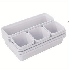 Drawer Cosmetic Organizer Storage Box Dustproof Household Desktop Fruit Holder