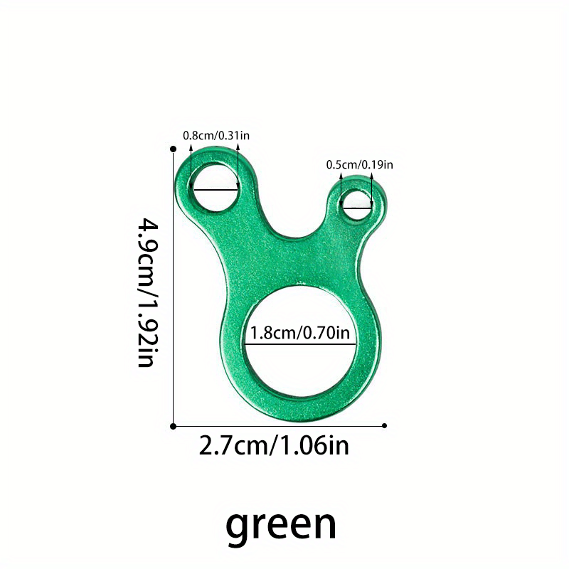 5pcs 3 Hole Wind Rope Cord Adjuster Buckle Outdoor Tent Accessories