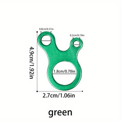 5pcs 3 Hole Wind Rope Cord Adjuster Buckle Outdoor Tent Accessories