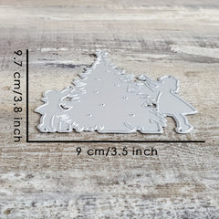 Catlove Christmas Window Metal Cutting Dies for DIY Craft