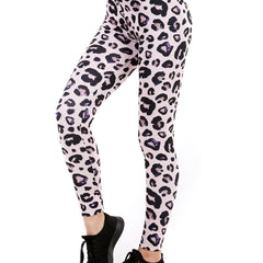 Leopard Print High Waist Leggings Sexy Long Length