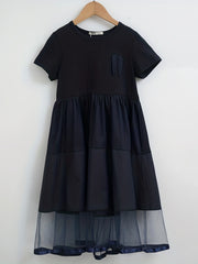 Girls' Rabbit Ears Cotton Dress for Summer Parties
