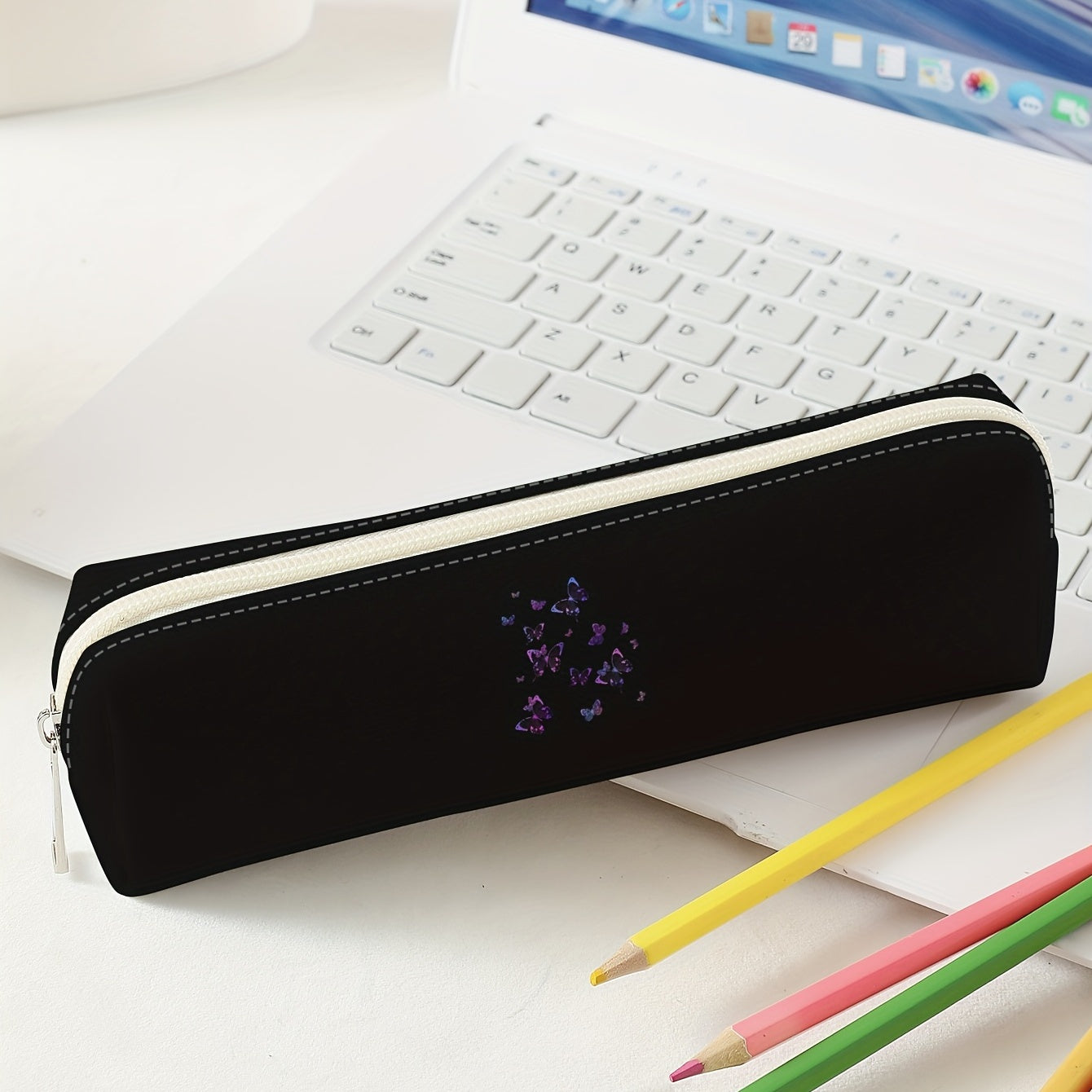 Large Capacity Pencil Case Zippered Student Pen Case School Supplies