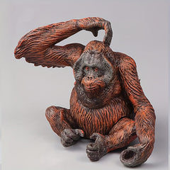 Red Haired Orangutan Figurine