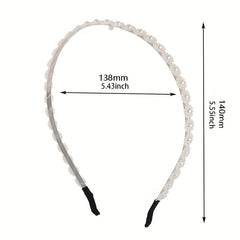 Faux Pearl Headband Hair Accessories for Women